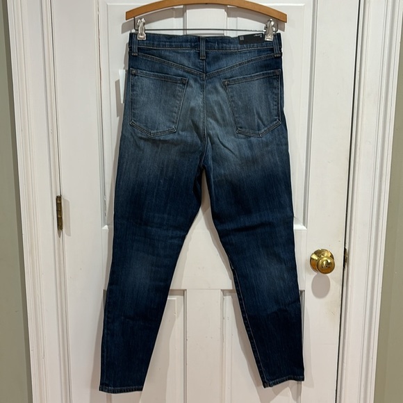 NWT J Brand | Alana High Rise Cropped Jasper Patched Denim Jeans; Size 30 - Picture 13 of 17